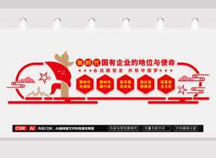 国有企业党建文化墙