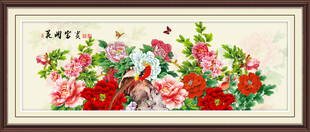 锦上添花牡丹图