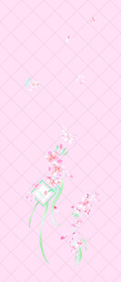 粉色花卉图案背景