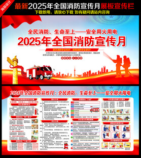 消防展板