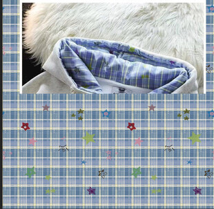 蓝色星星效果格子