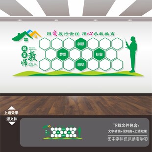 老教师风采墙照片墙