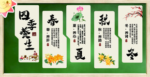 四季养生主题的科普设计素材