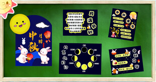 中秋节主题的科普与宣传设计素材