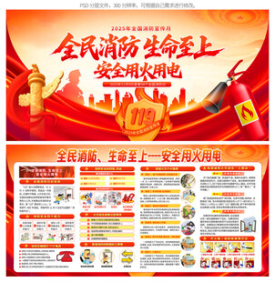 消防日展板