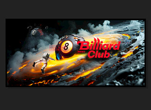 台球展板
