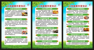 健康科普知识展板