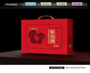 菌菇礼盒 山珍包装