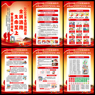 2025年全国消防安全月挂图