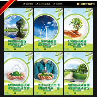 零碳园区展板