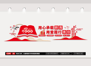 四有好老师文化墙