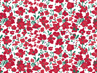 白底花卉图案背景