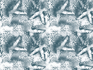 灰白蝴蝶豹纹图案背景