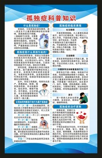 世界孤独症日海报