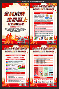 2025年119消防宣传月宣传