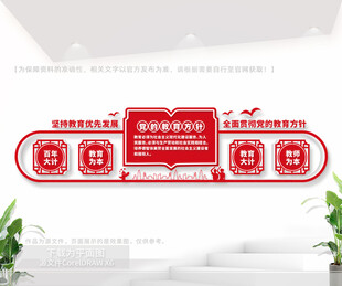 党的教育方针文化墙