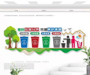 垃圾分类户外文化墙
