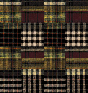 复古格子图案织物纹理