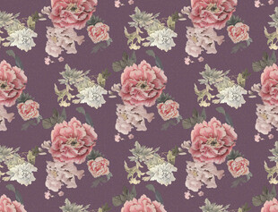 复古花卉图案背景纹理