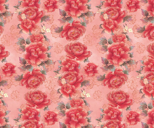 粉色花卉图案背景纹理