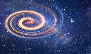 浩瀚旋涡星空背景