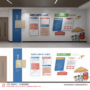 未成年保护法文化墙