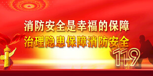 消防安全宣传背景图