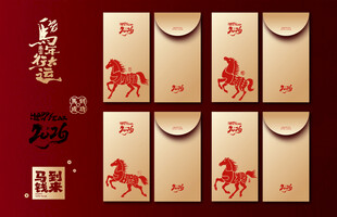 马年金色红包