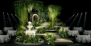  草坪婚礼 婚礼手绘 