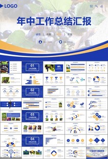 葡萄庄园新疆葡萄葡萄酒PPT