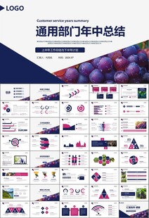 葡萄庄园新疆葡萄葡萄酒PPT