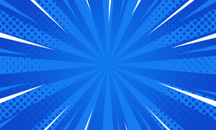 蓝色放射状背景图案
