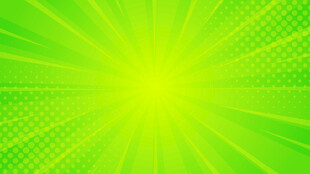 绿色光芒放射背景图