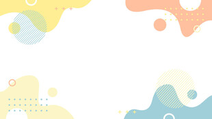 多彩抽象流体图案元素