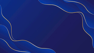 蓝色渐变波浪线条背景图