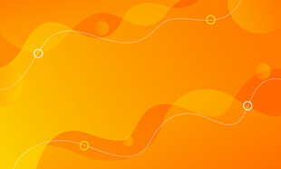 橙色动感线条抽象背景图