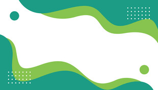 绿蓝波浪抽象背景图