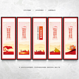 人民武装部文化墙