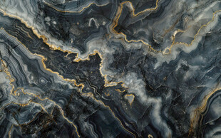 黑金水墨风格奢石大理石纹理