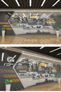 工业风室内创意墙面设计