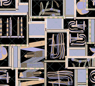 抽象几何图案艺术集合