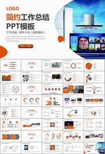 家电电器行业工作总结ppt模板