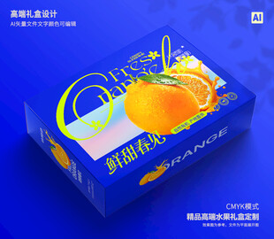 桔子礼盒 春见包装