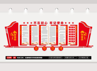 党员权利义务文化墙