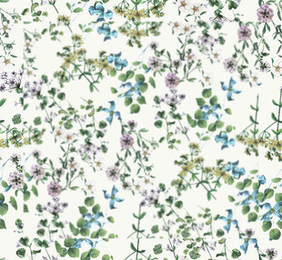 清新花卉图案背景纹理