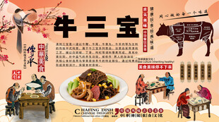 牛三宝背景墙