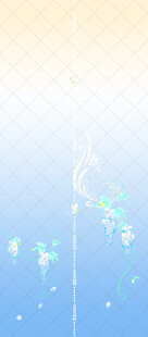 梦幻渐变天空中的光斑