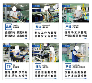 工厂工人作业场景展示