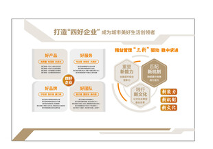 企业发展历程信息图表展示