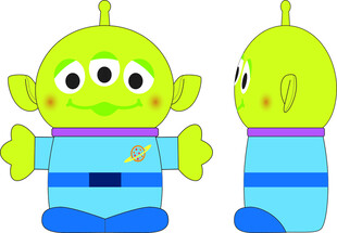 可爱外星小人卡通形象